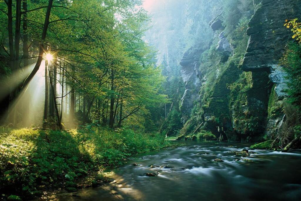 Brana Do Ceskeho Svycarska - Raj Cyklostezek Stare Krecany Buitenkant foto